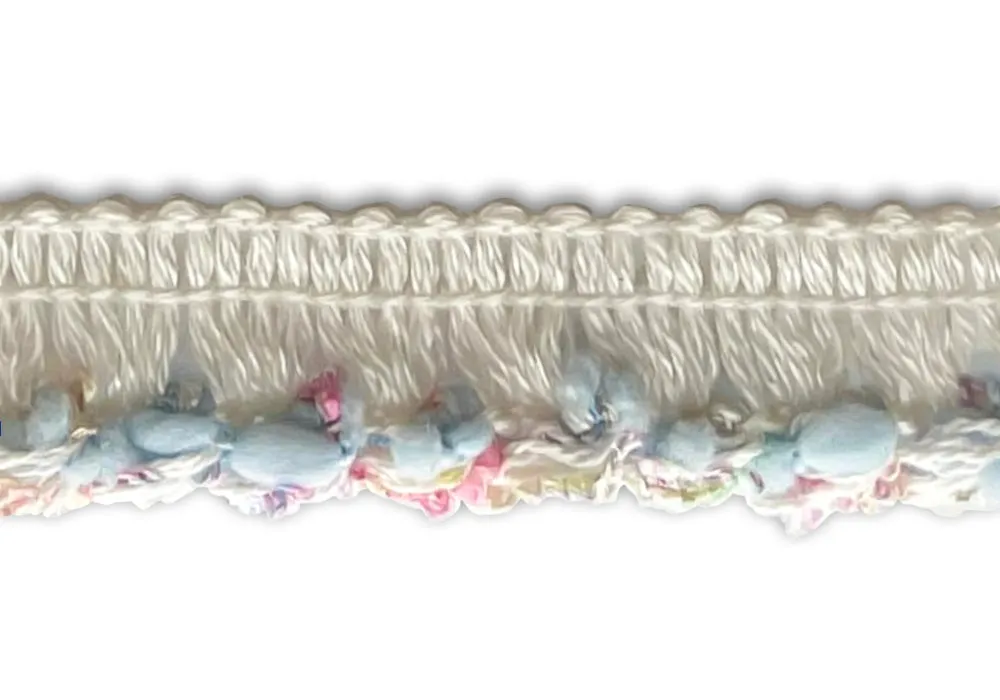 3/4" Spring Fresh Bouclé Piping Trim (Made in France)