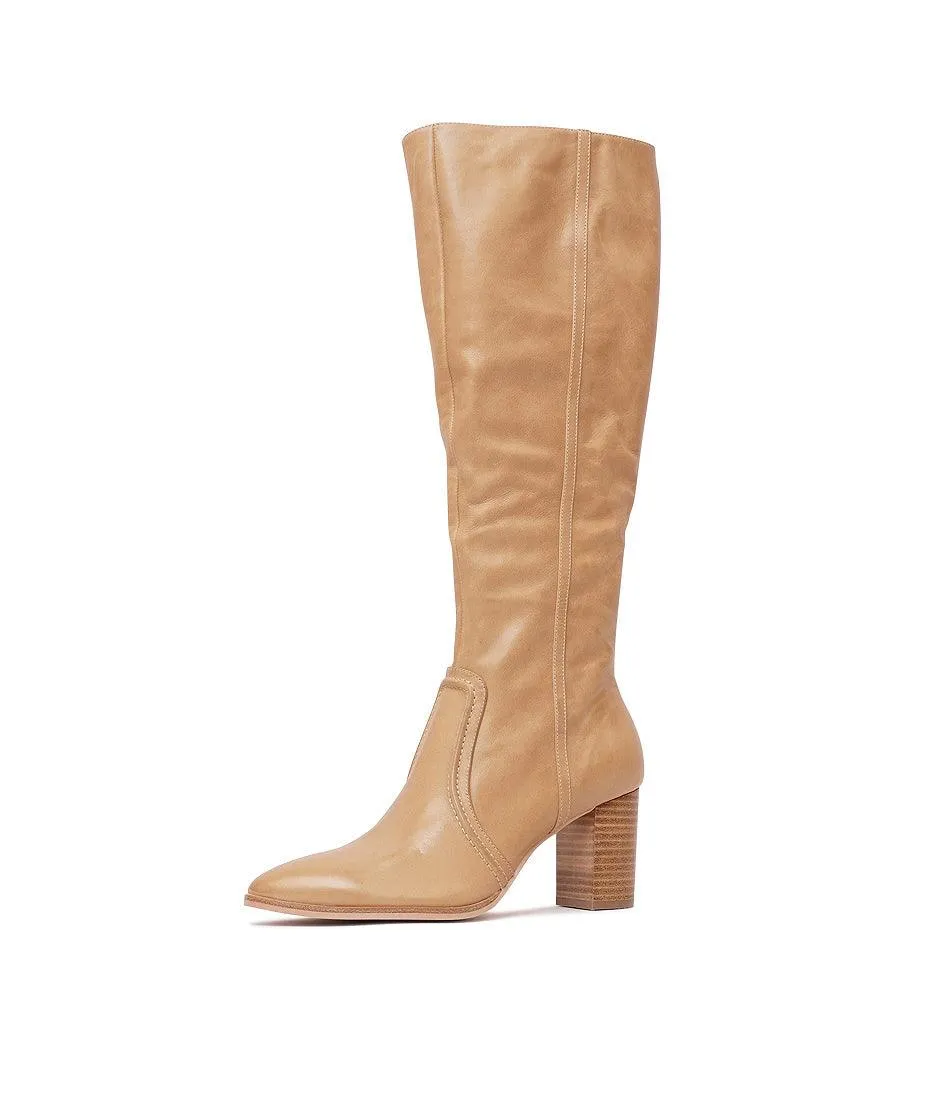 Ammies Cappacino Leather Knee High Boots