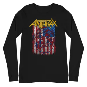 Anthrax - American Flag Long Sleeve T-Shirt