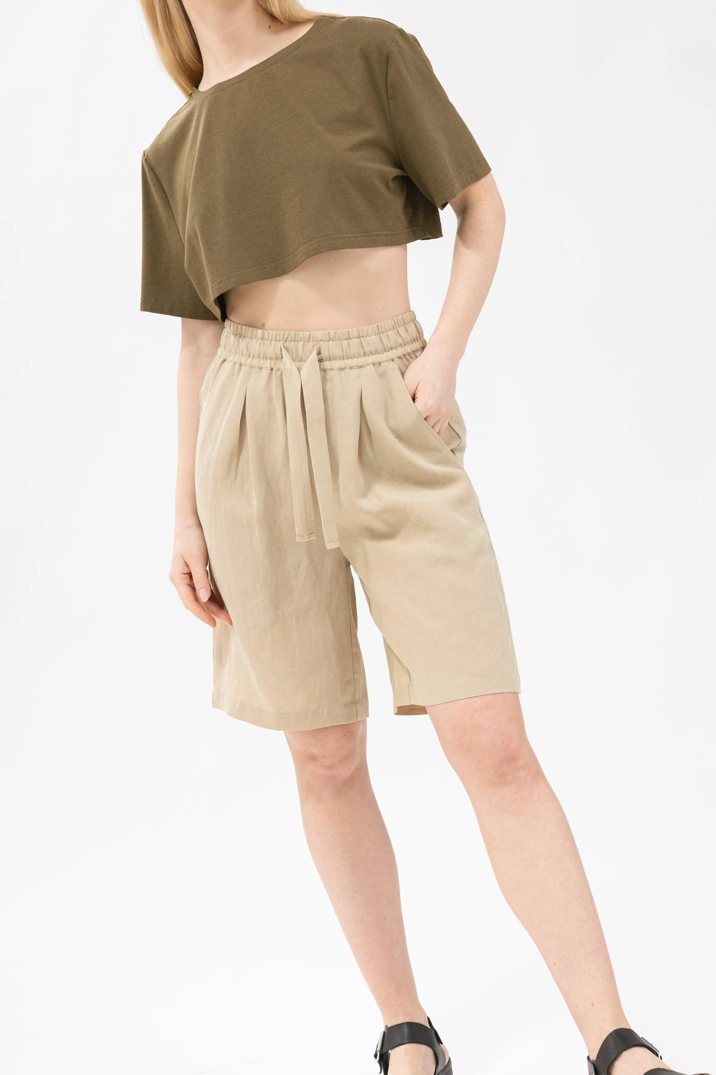 Bamboo Linen Shorts