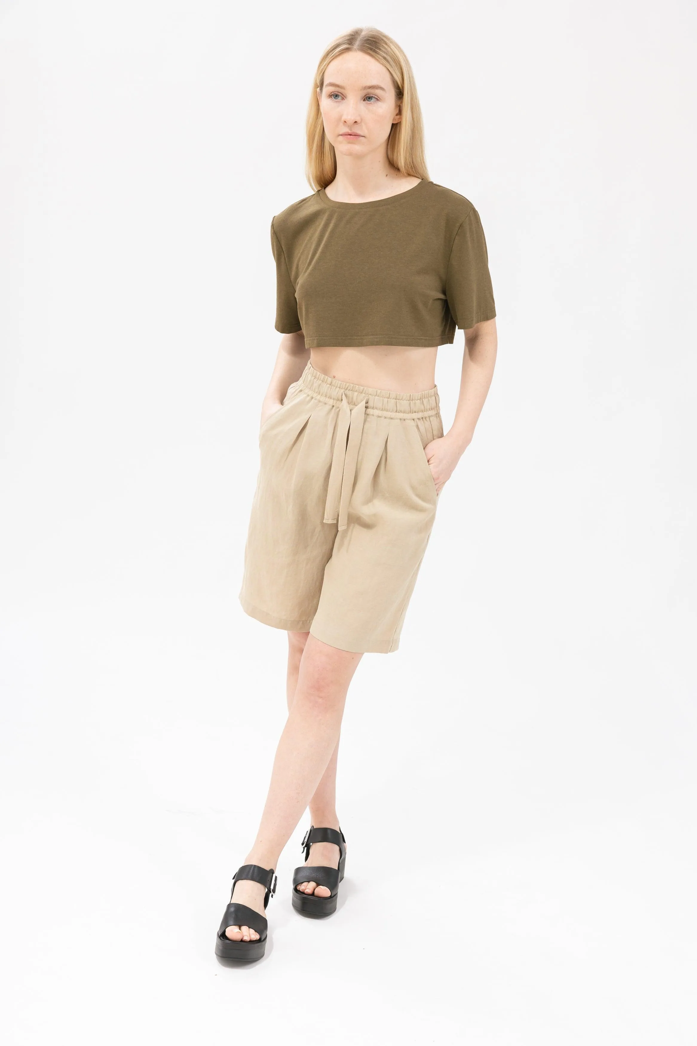 Bamboo Linen Shorts