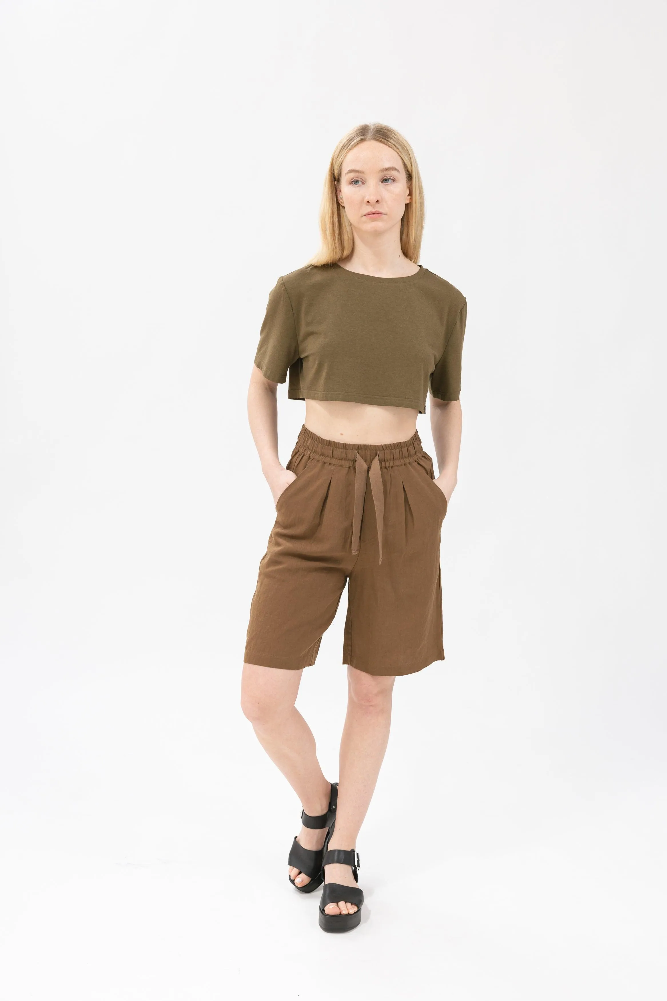 Bamboo Linen Shorts