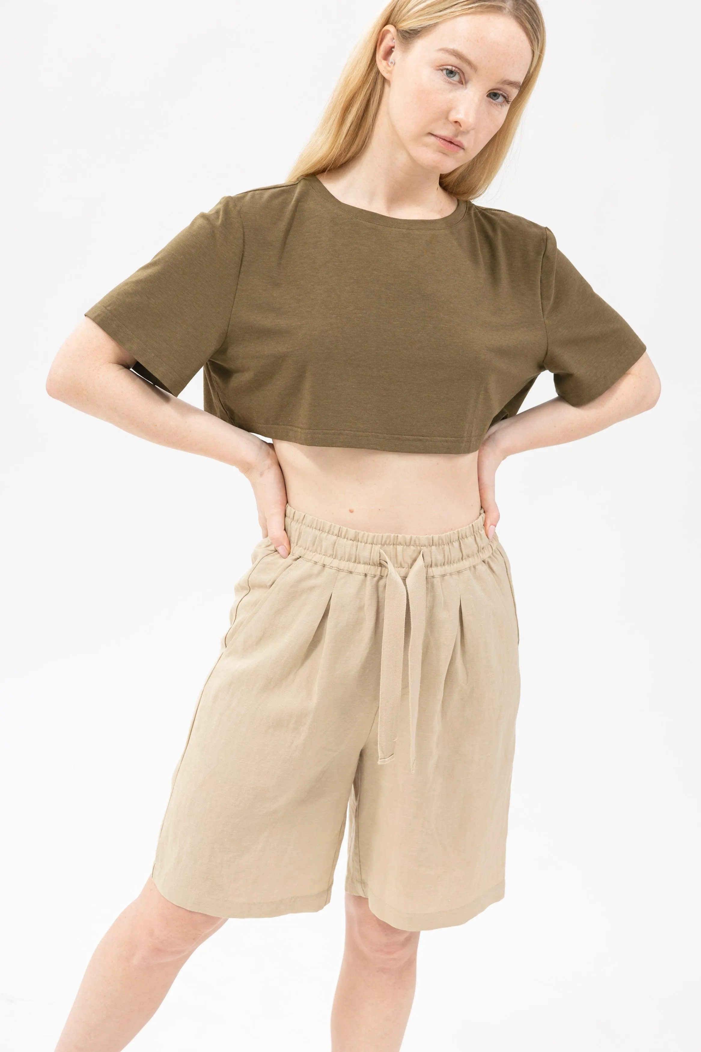 Bamboo Linen Shorts