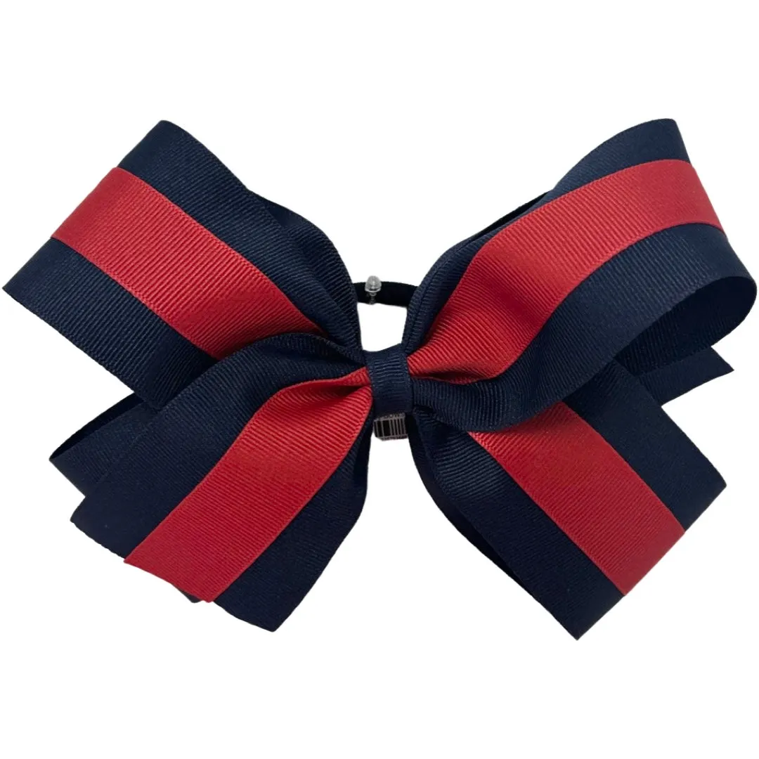 Basically Bows & Bowties X-Large Grosgrain Layered Ponytail Hair Bow