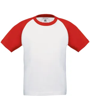 BC Baseball /kids | White/Red