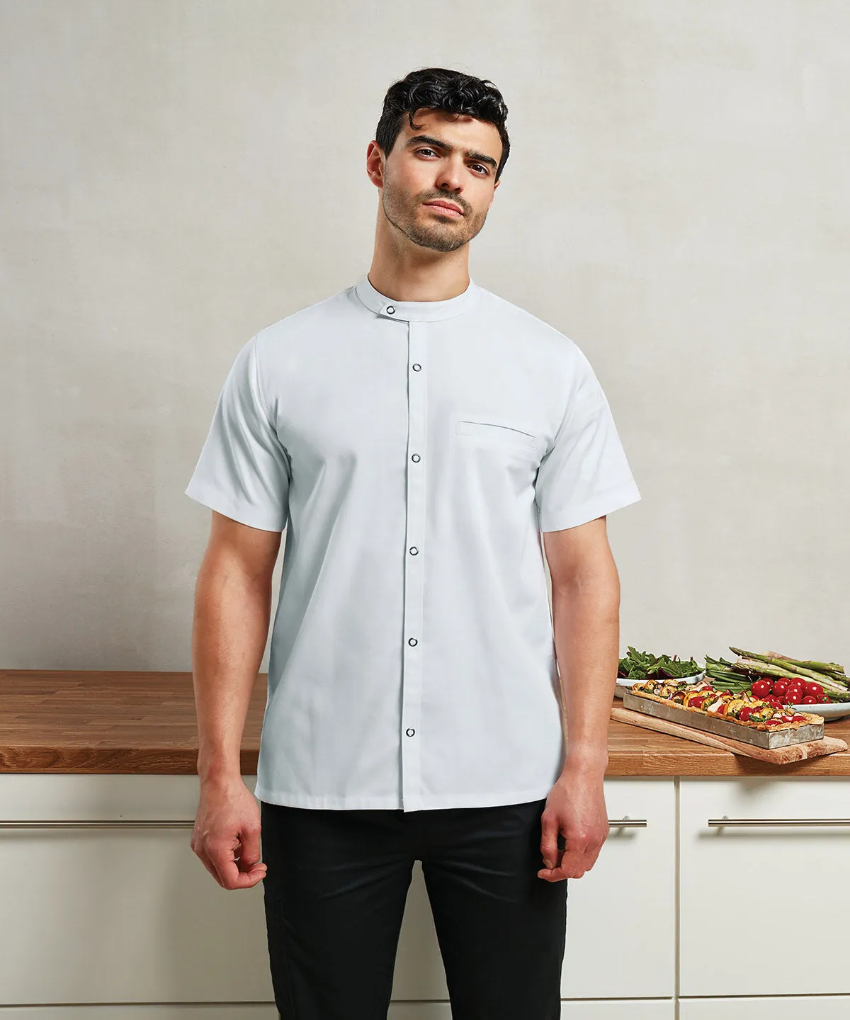 Chefs Recyclight Short Sleeve Shirt | White