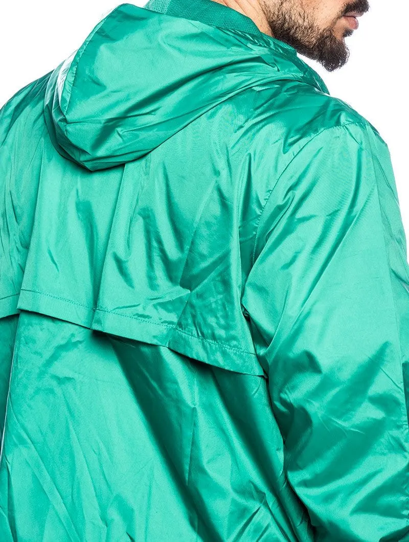 CL WP WINDBREAK JACKET IN BLACK AND GREEN