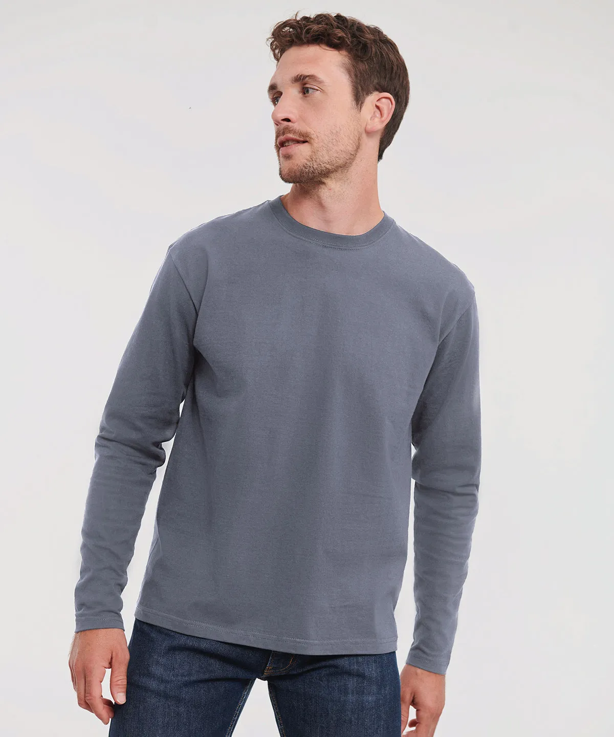 Classic long sleeve T | Convoy Grey