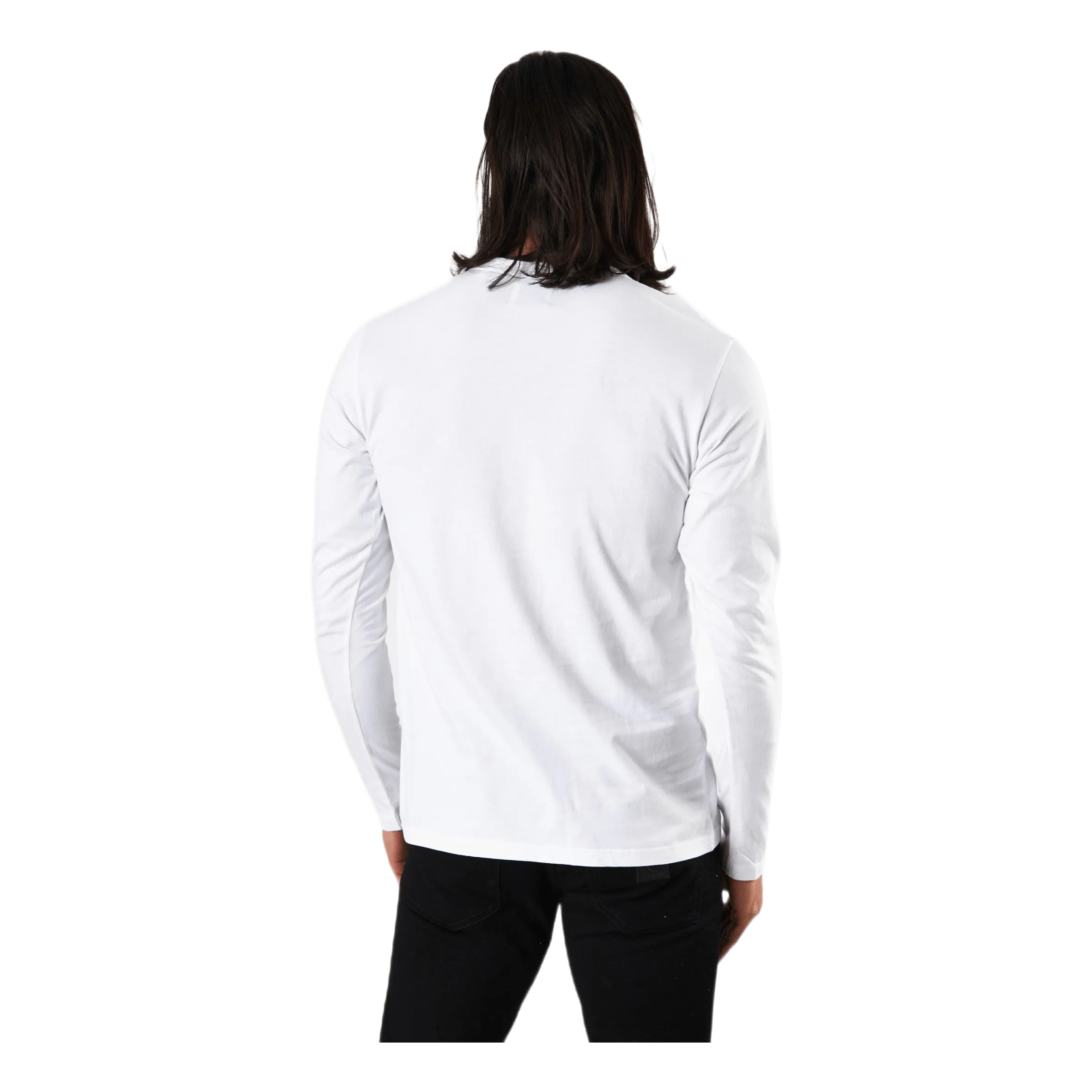 Classic Organic Long Sleeve Te White