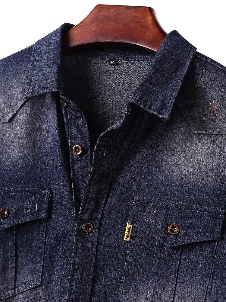 Denim Long Sleeve Shirts