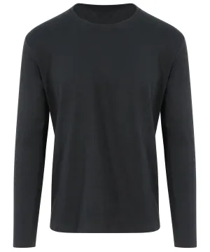 Erawan organic long-sleeve tee | Jet Black