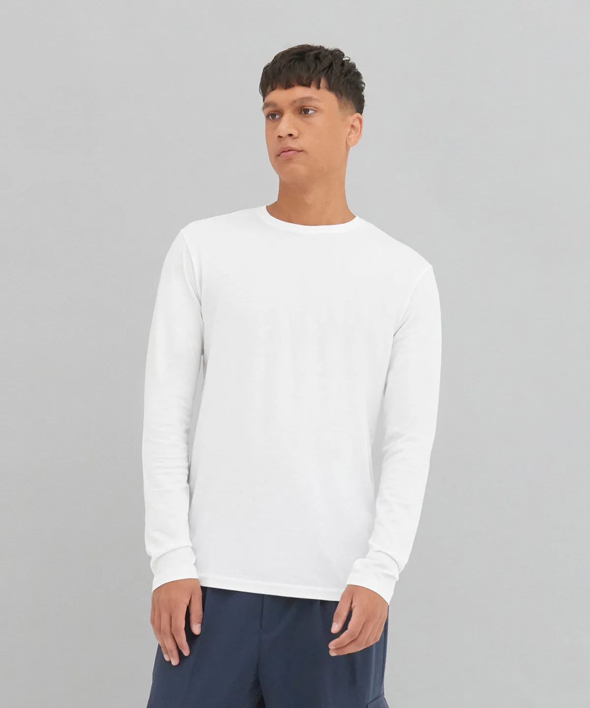 Erawan organic long-sleeve tee | Jet Black