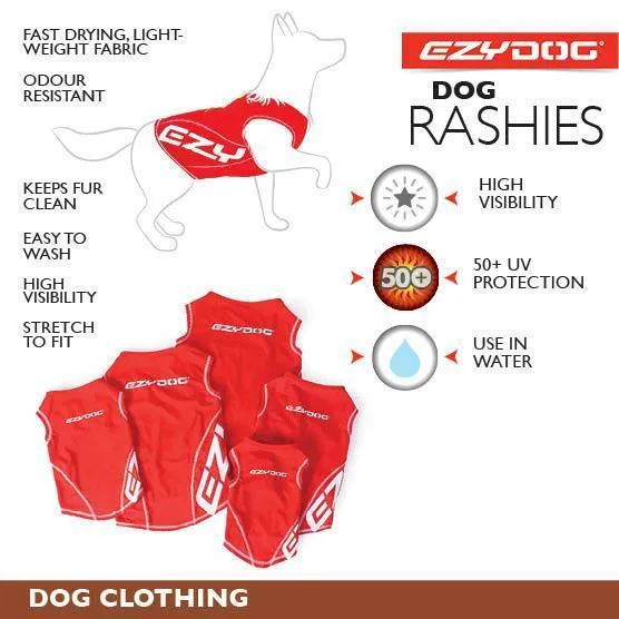 EzyDog Dog Rashie 50  UV Extra Small^^^