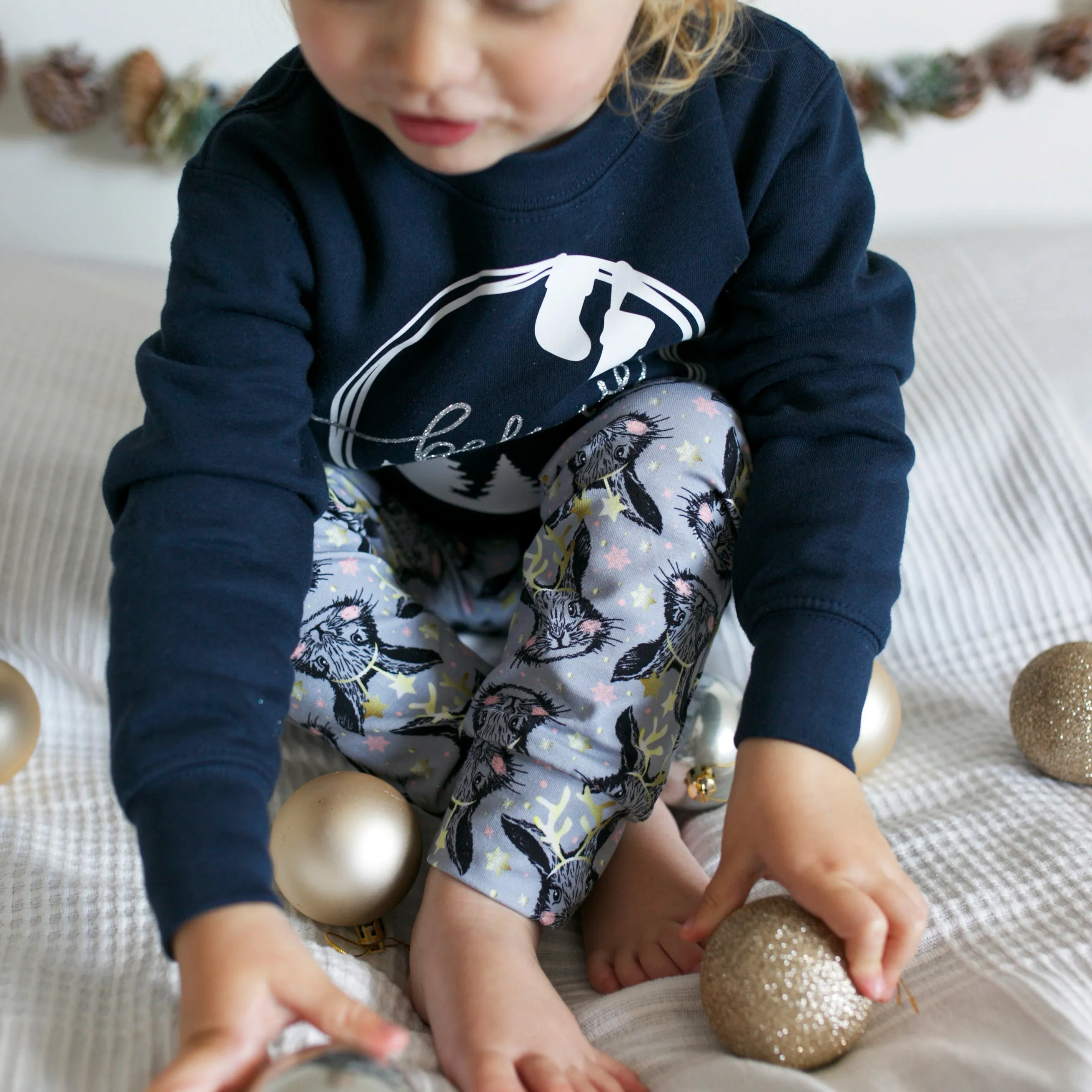 Festive Bunnies Leggings