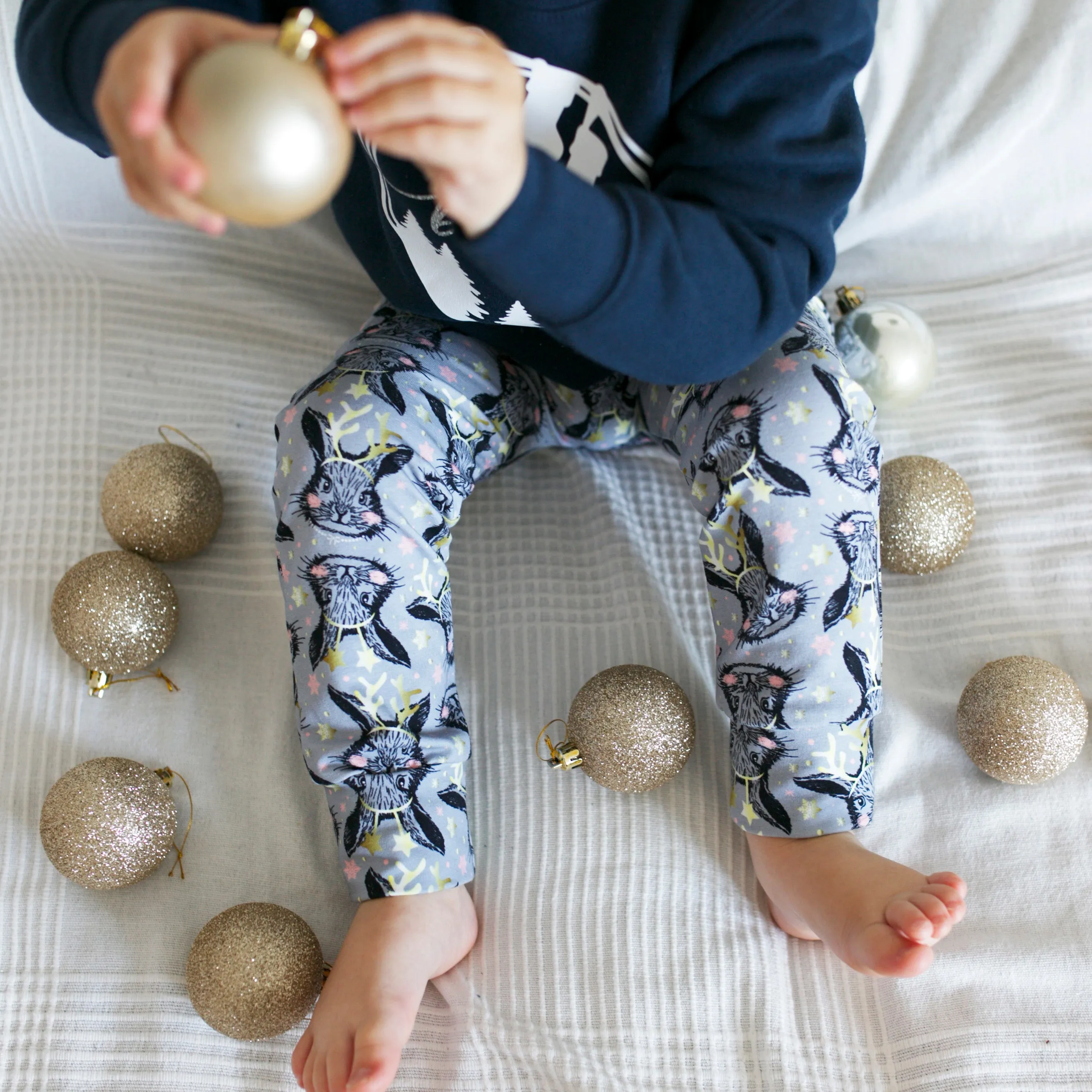 Festive Bunnies Leggings