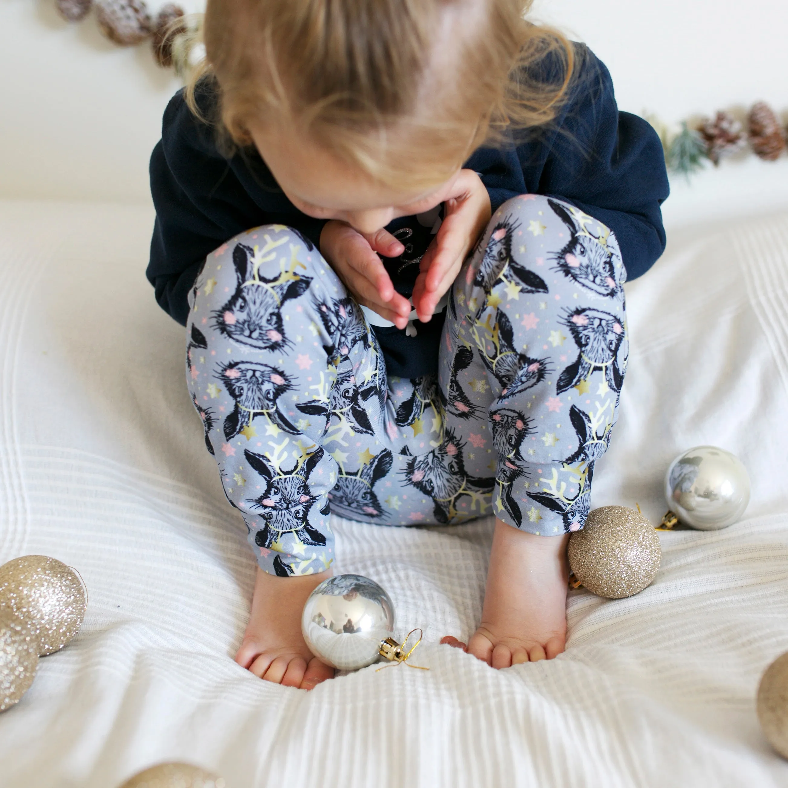 Festive Bunnies Leggings