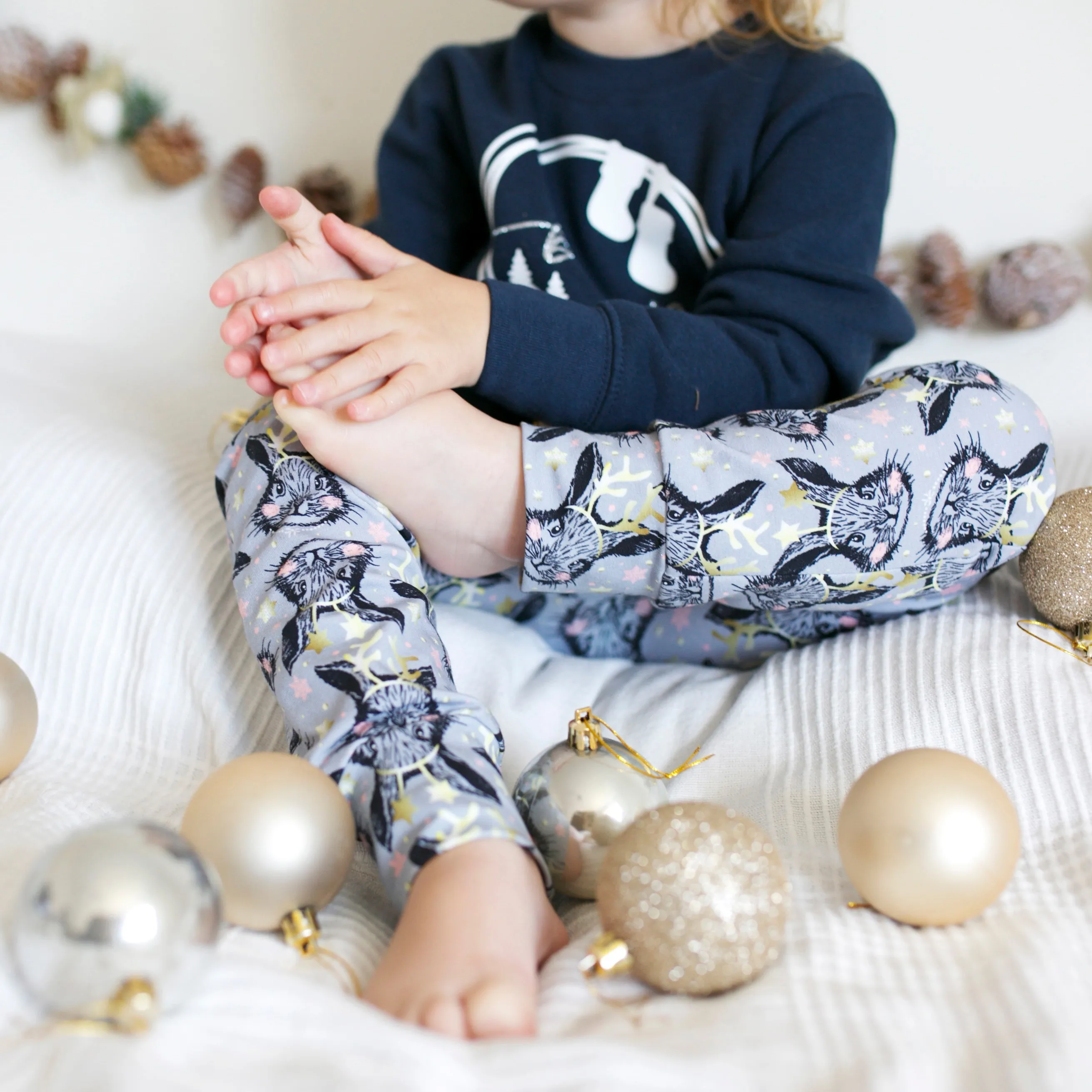 Festive Bunnies Leggings