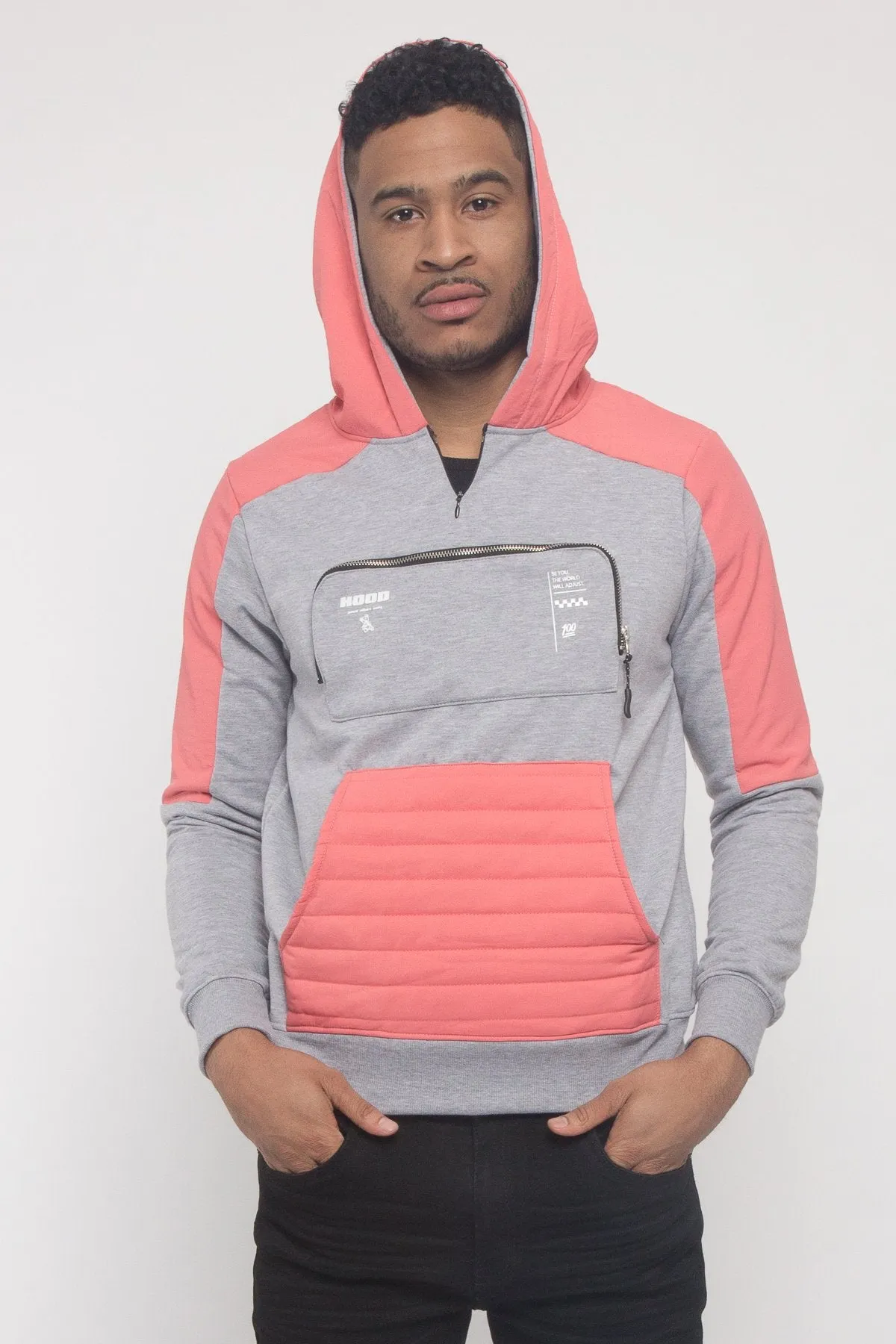 Fleece Kangaroo Pocket Hoodie