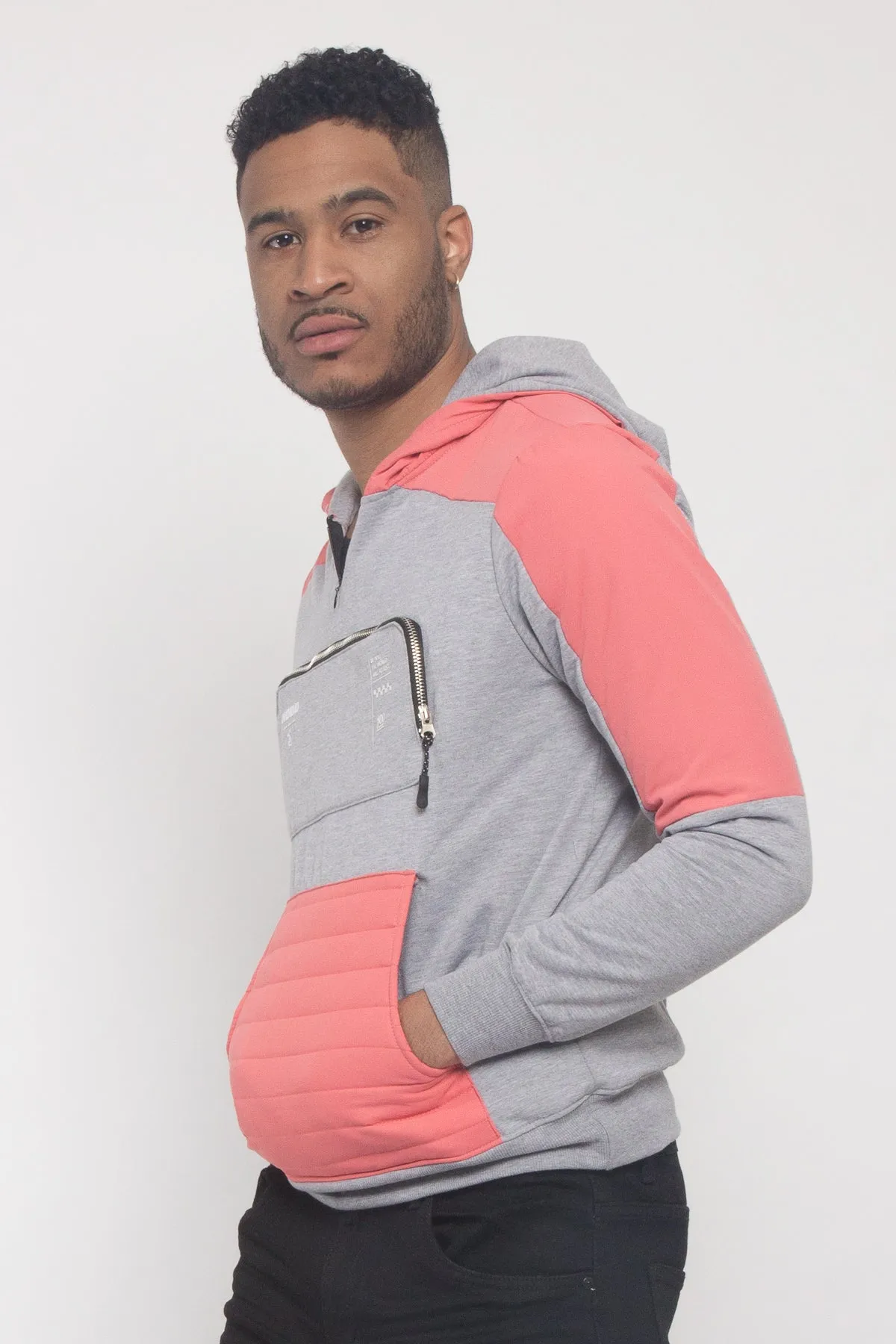 Fleece Kangaroo Pocket Hoodie