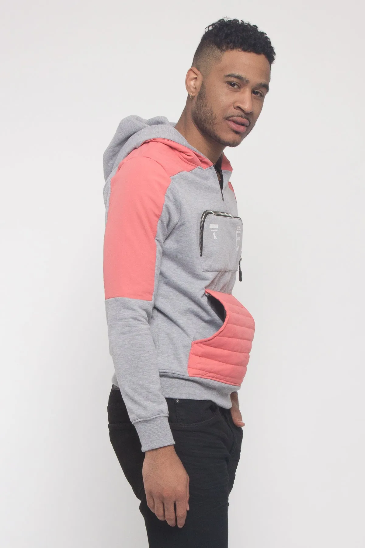 Fleece Kangaroo Pocket Hoodie