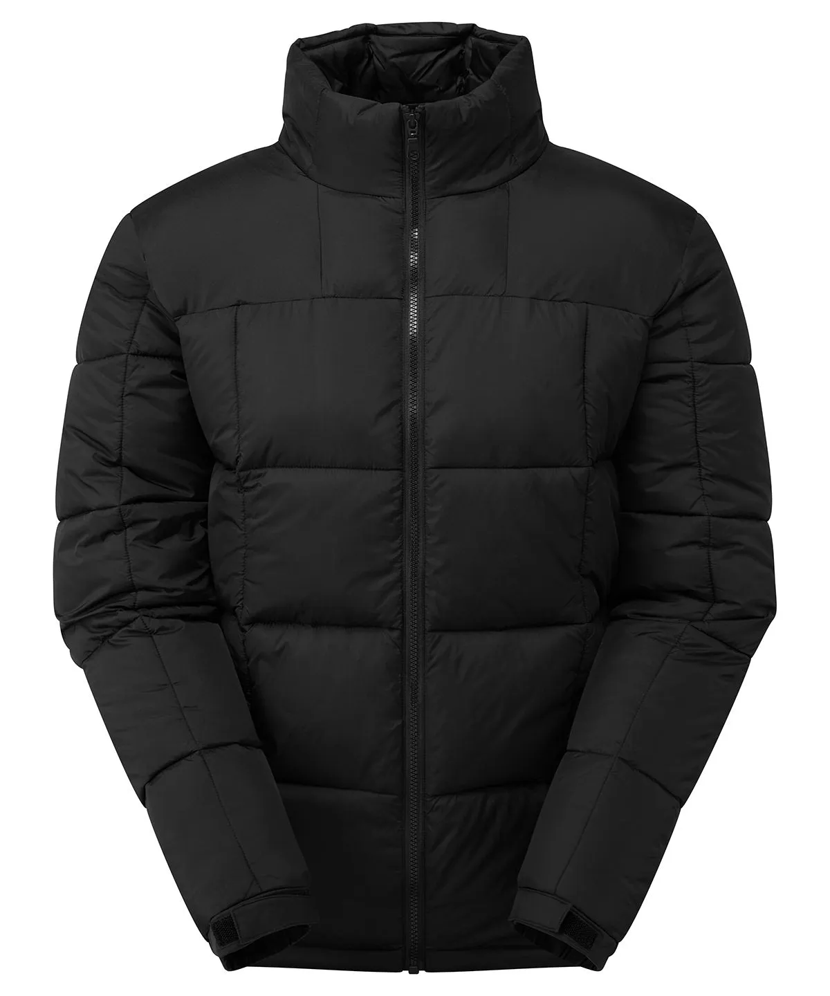 Fourteener box quilt jacket | Black/Black