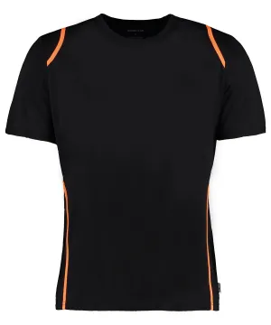 Gamegear® Cooltex® t-shirt short sleeve (regular fit) | Black/Fluorescent Orange