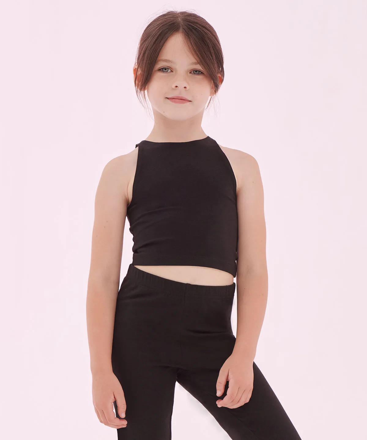 Kids cropped top | Black