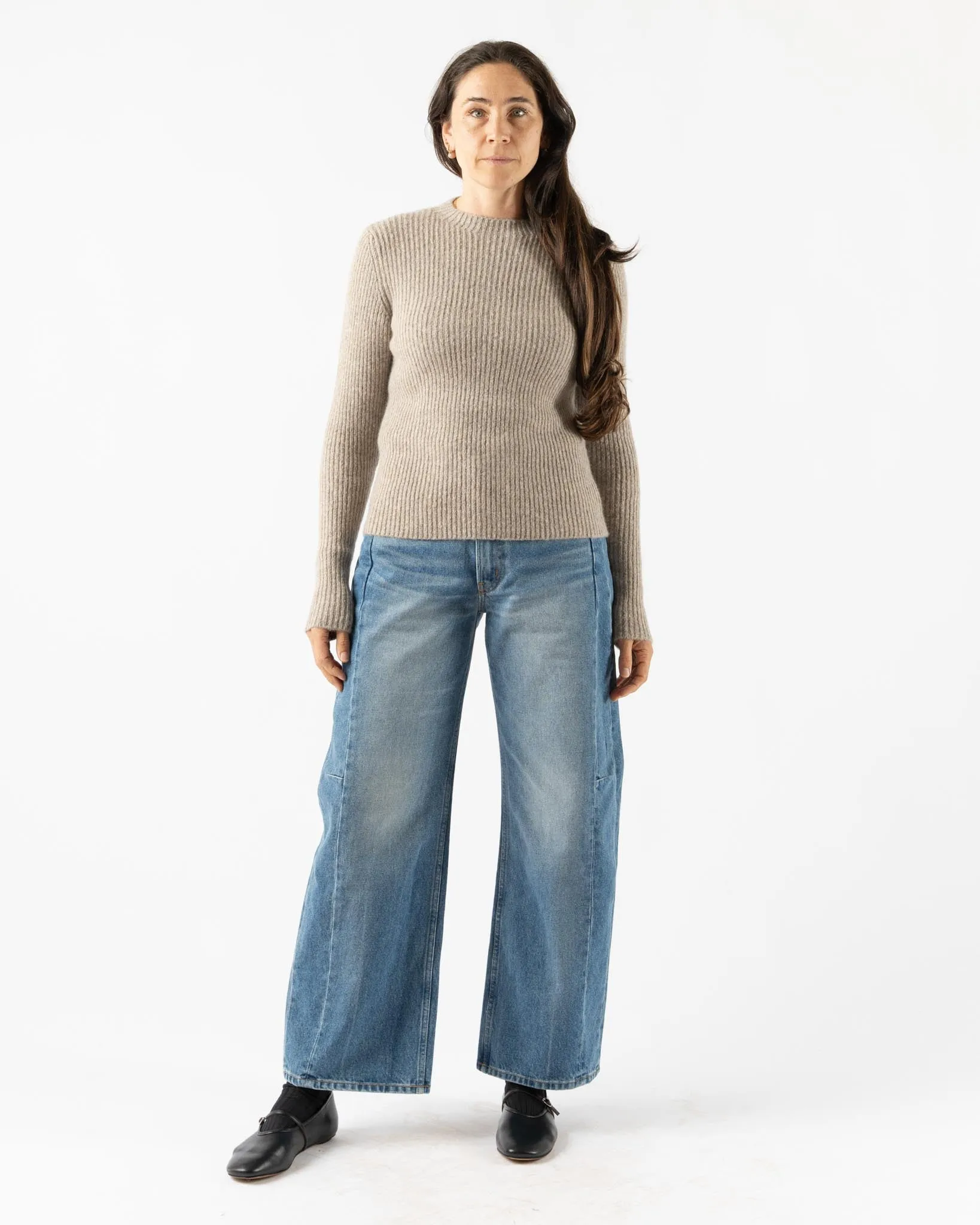 Lauren Manoogian Soft Rib Crewneck in Dust