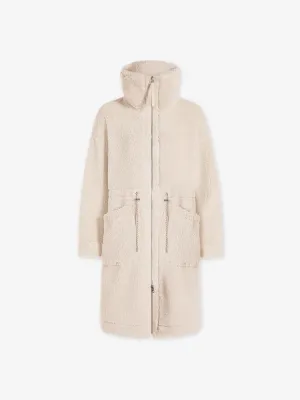 Logan Sherpa Coat Sandshell