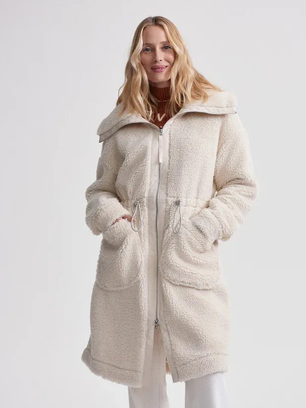 Logan Sherpa Coat Sandshell