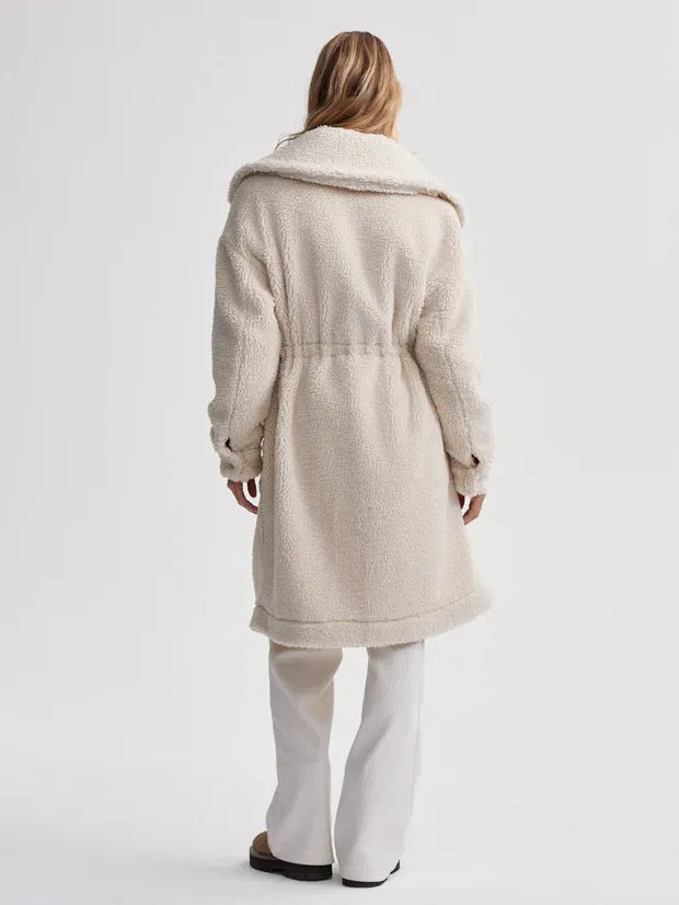 Logan Sherpa Coat Sandshell