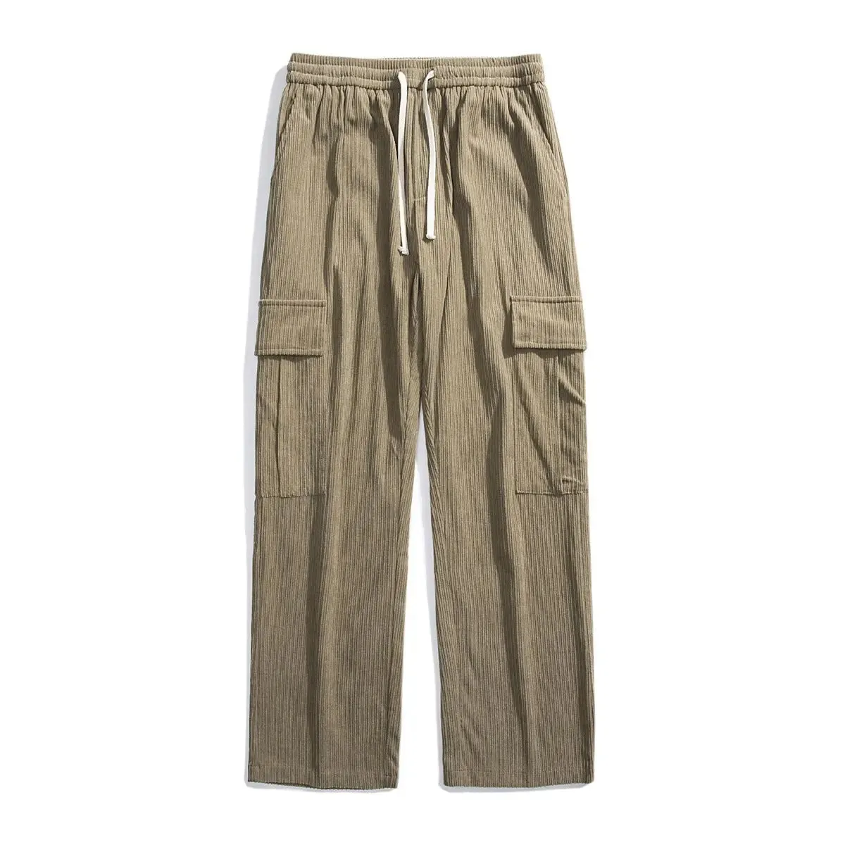 Loose Corduroy Cargo Pants