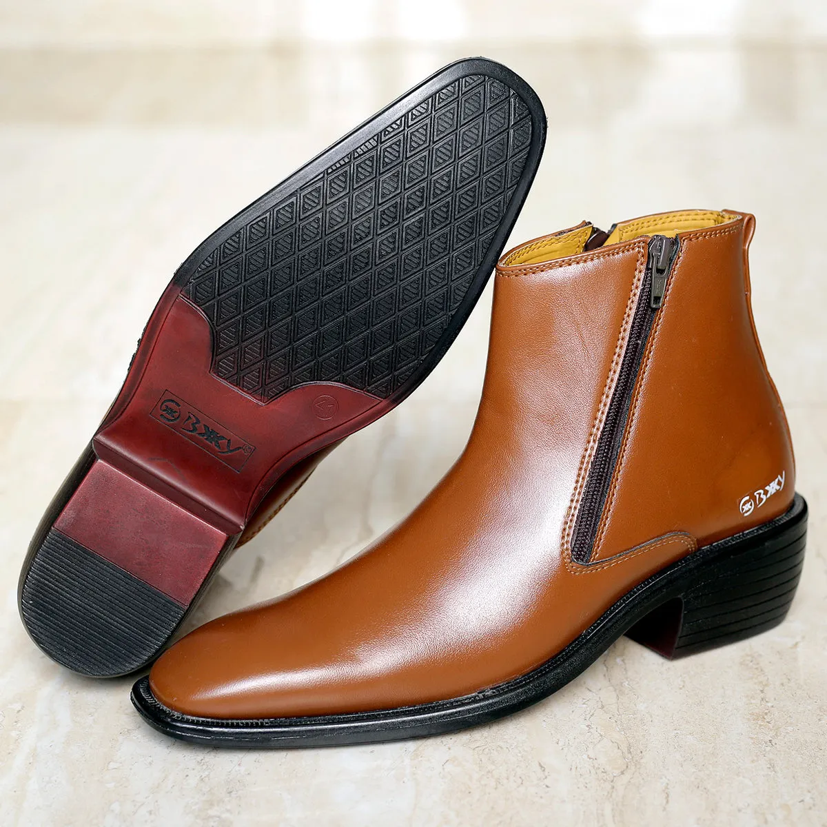 Men's Height Increasing Office Wear Ankle Boots