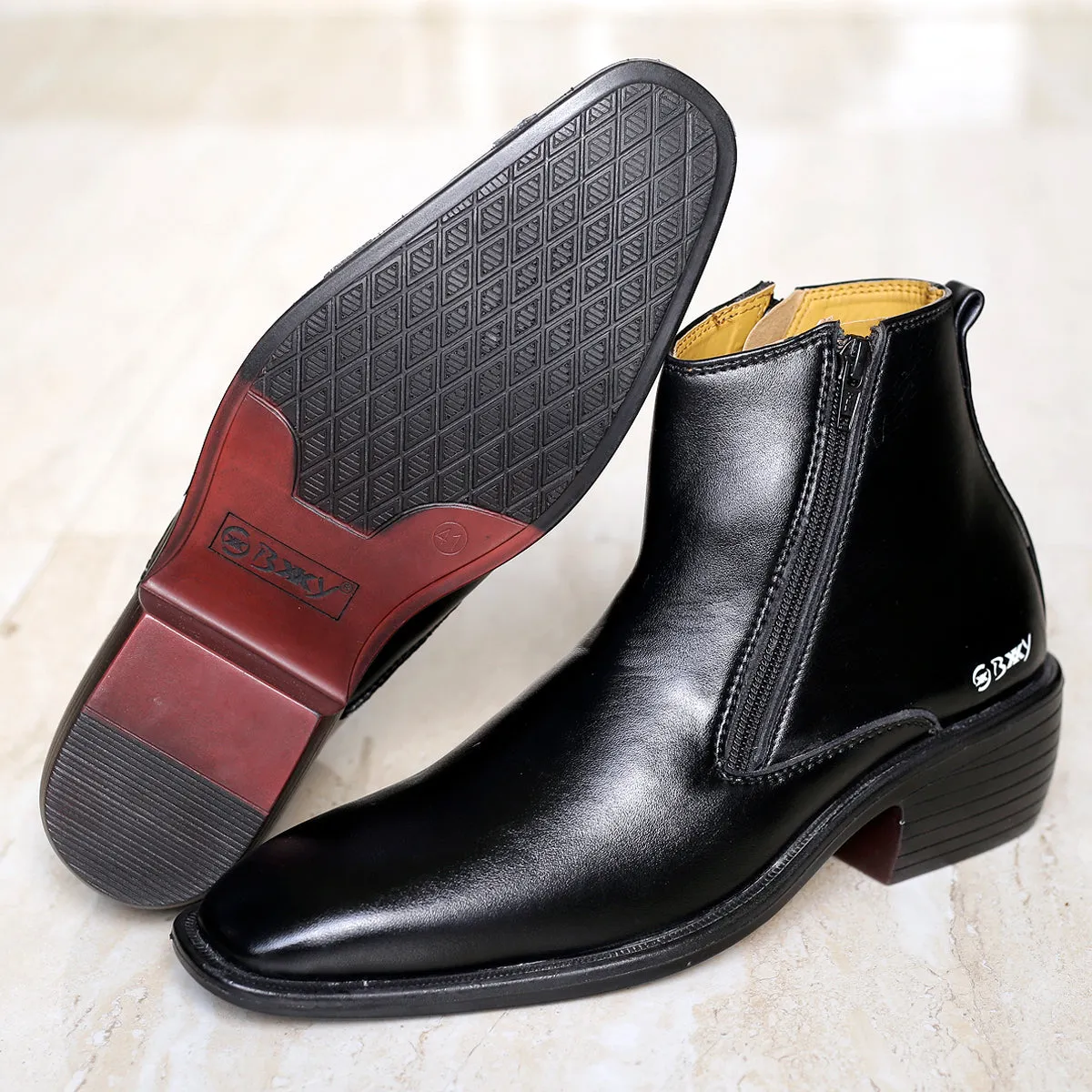 Men's Height Increasing Office Wear Ankle Boots