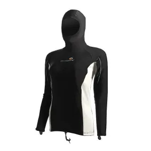 Oceanic Lavacore Womens Long Sleeve Hooded Shirt Diving Hooded Vest