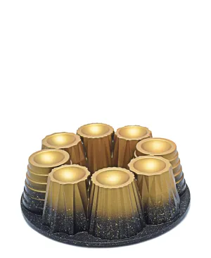 OMS Granite Muffin & Cup Cake Mould - Gold