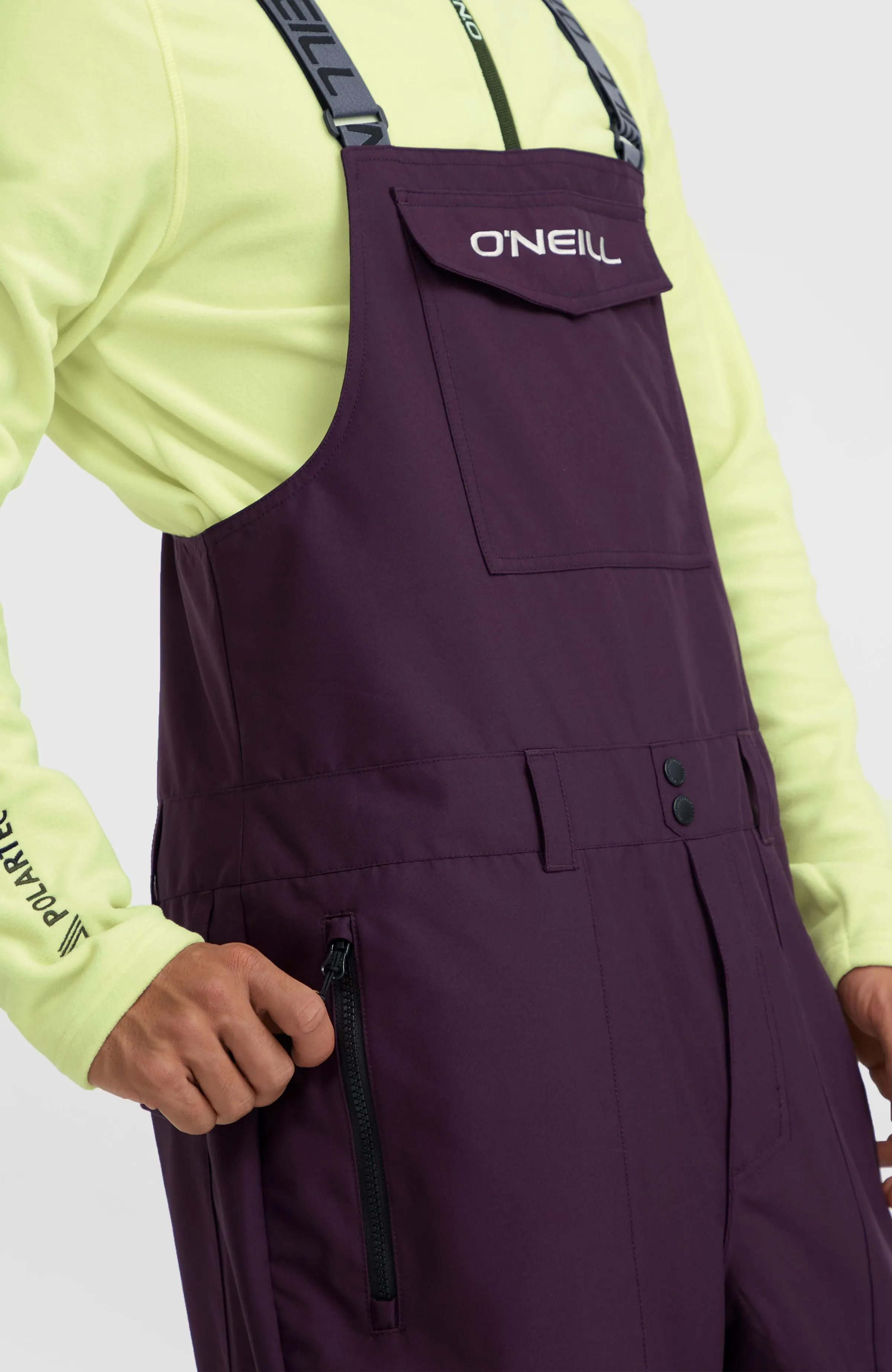 O'Riginals Bib Loose Snow Pants | Aubergine