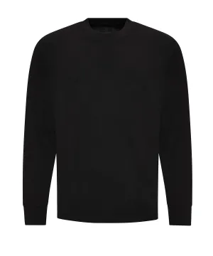 Oversize 100 long sleeve T | Deep Black