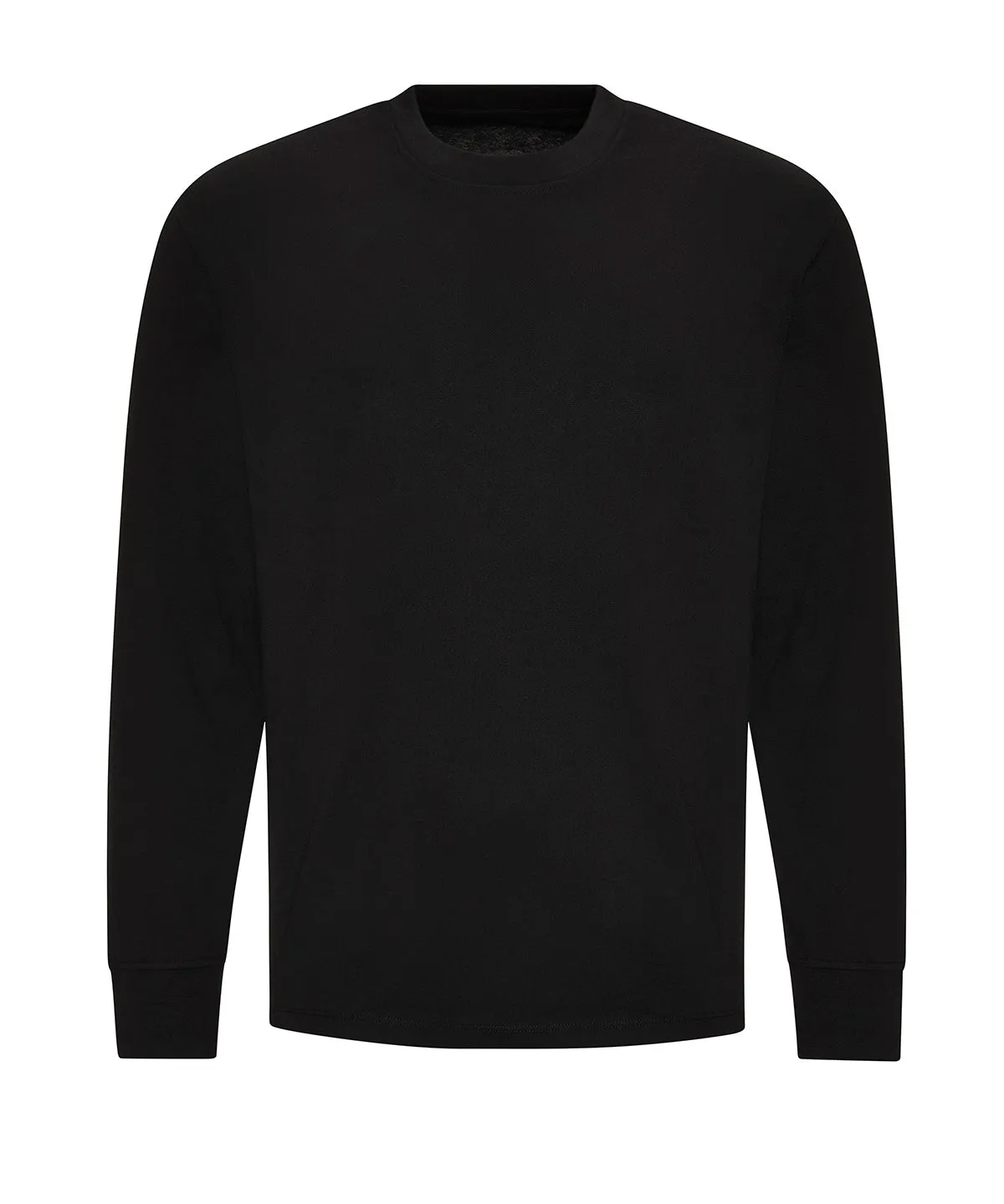 Oversize 100 long sleeve T | Deep Black