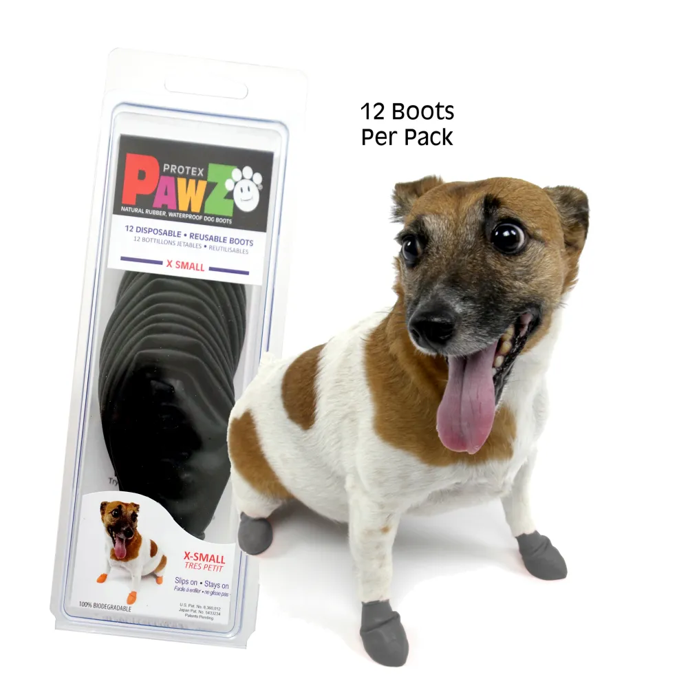 Protex PawZ Boots for Dogs (Black)