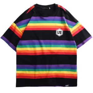 Rainbow Striped T-Shirts