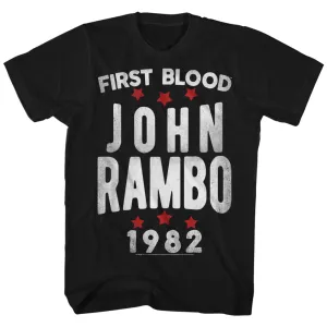 Rambo Stars Men's T-Shirt