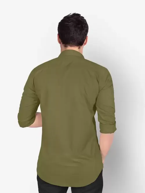 Regular Fit Casual - Olive