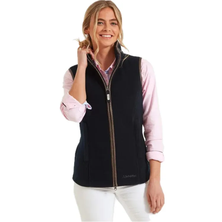 Schoffel Ladies Lyndon Fleece Gilet - Navy