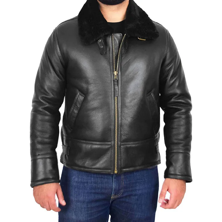 Sheepskin Flying Jacket For Men