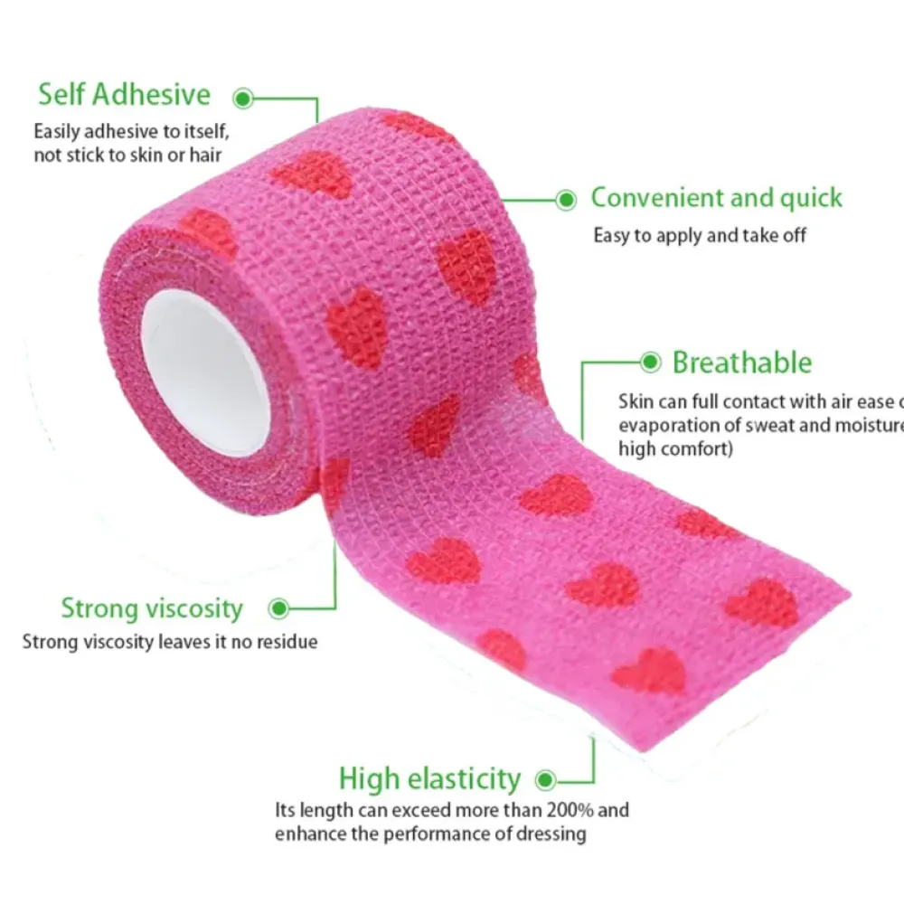 Talking Dog Club Self Adhesive Paws Wraps for Dogs (Pink)