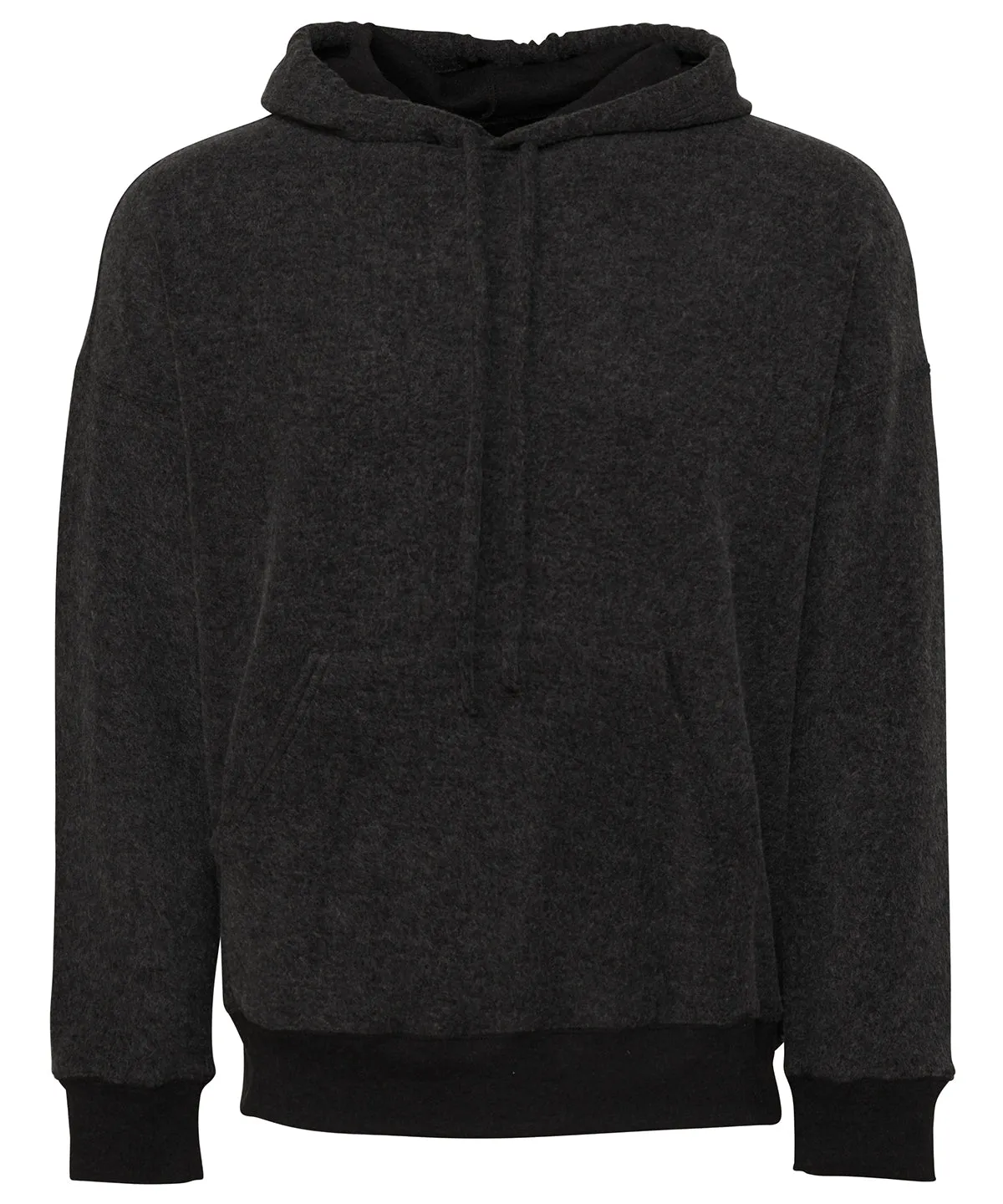 Unisex sueded fleece pullover hoodie | Black Heather