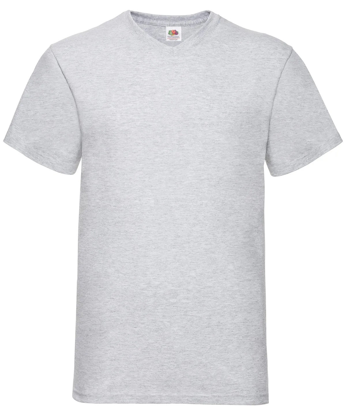 Valueweight v-neck T | Heather Grey