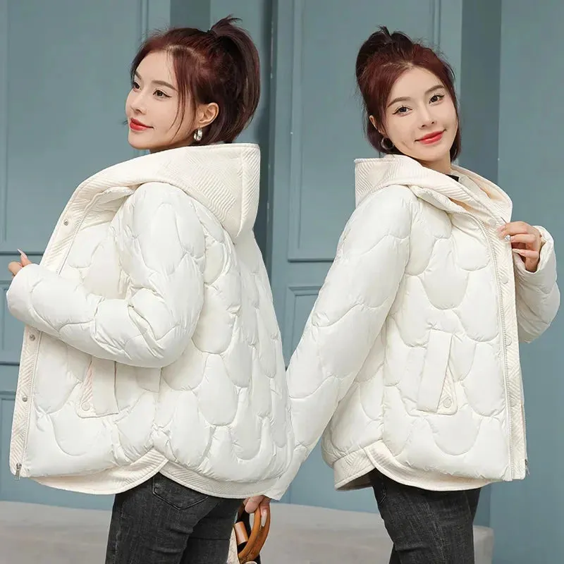 Winter Women Jacket Parkas Coat  Thick Warm and Stylish Padded Jacket for Cold Weather