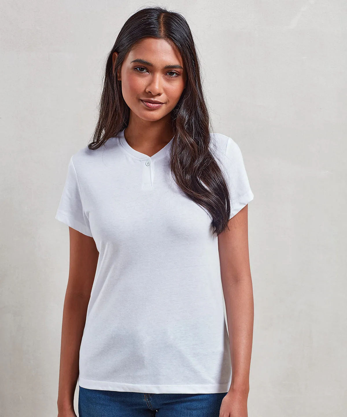 Womens Cotton RichComis Tee | White